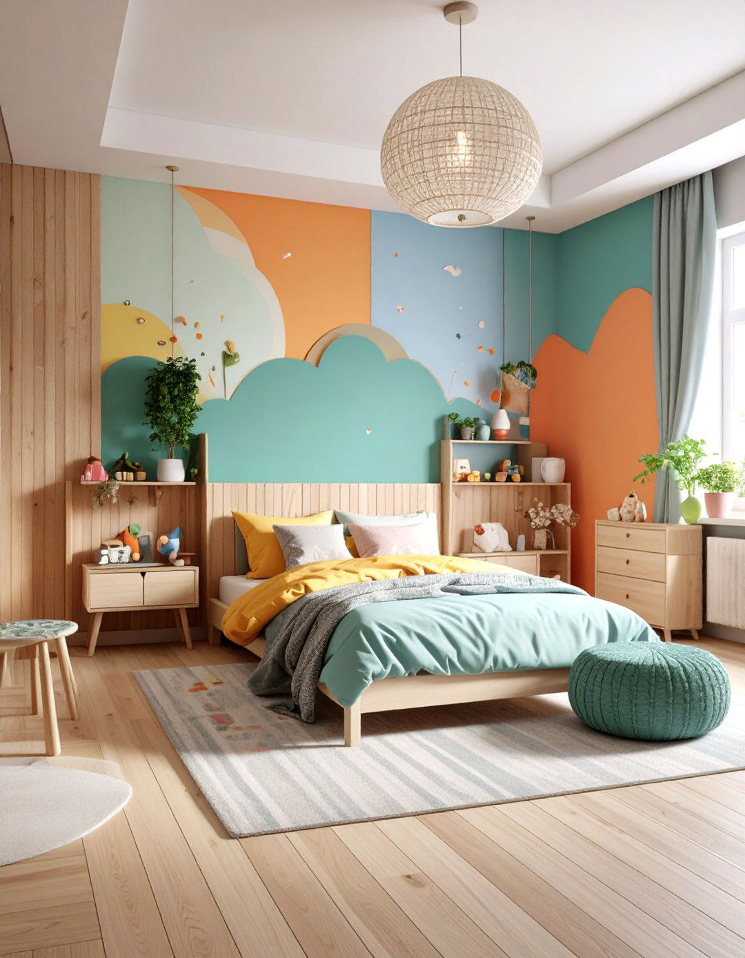 Kid Proof Half Wall Paneling for Playful Bedrooms - 20 Half Wall Paneling Ideas