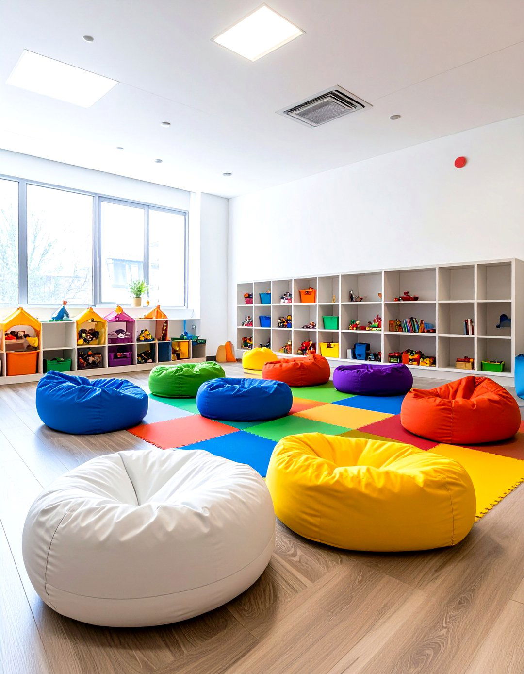 Kids Friendly Section Inside a Family Game Room - 20 Game Room Ideas