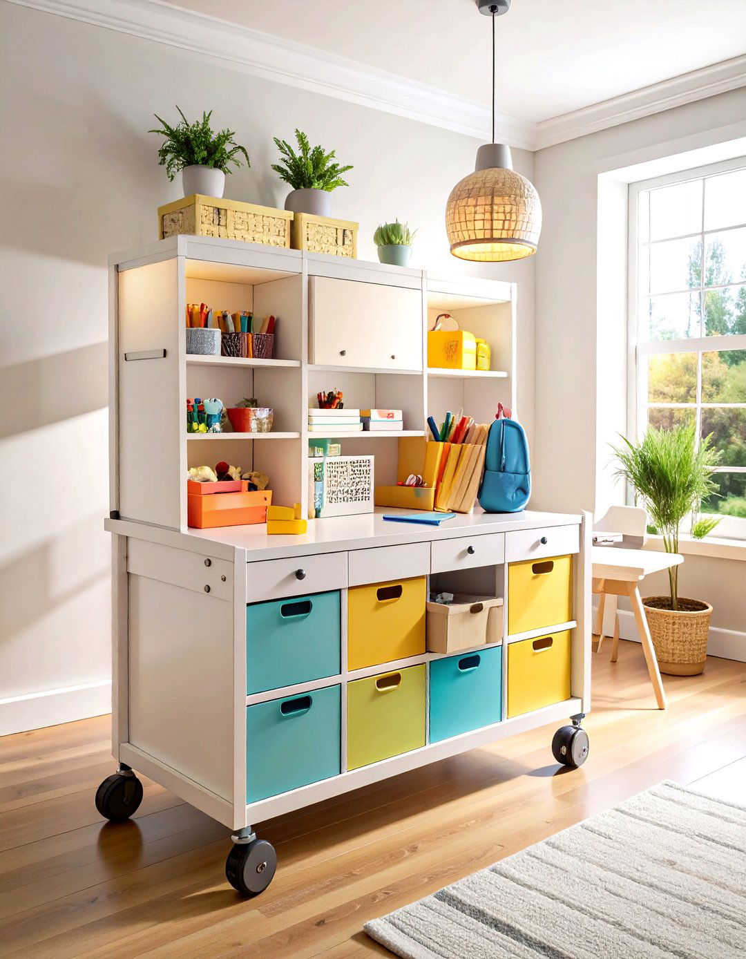 Kids Homework Hub Drop Zone - 20 Drop Zone Ideas