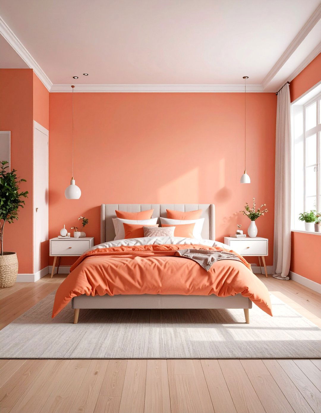 Kids Room Paint Sunny Coral Warmth Theme - 20 Kids Room Paint Ideas