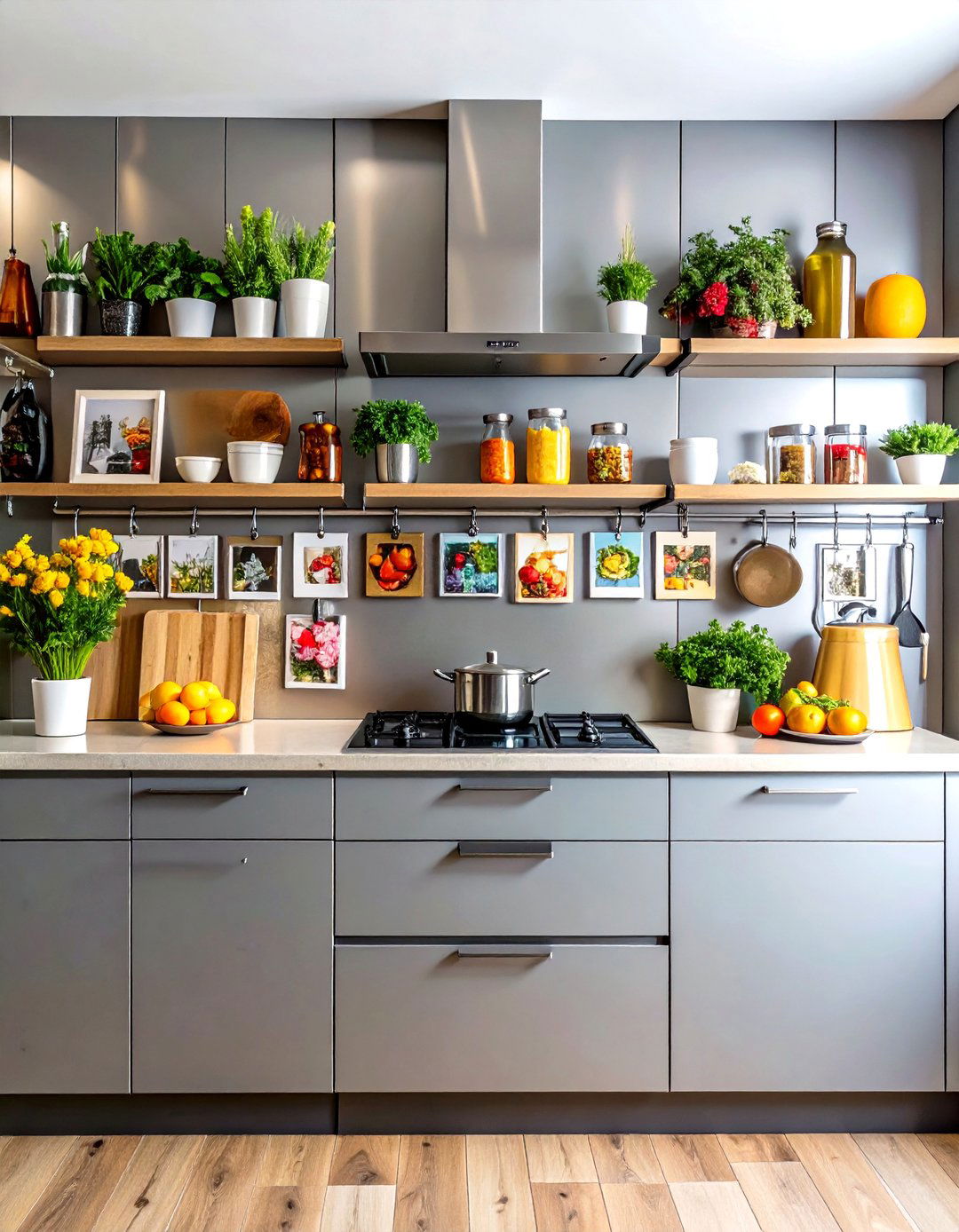 Kitchen Backsplash Photo Display - 20 Photo Display Ideas