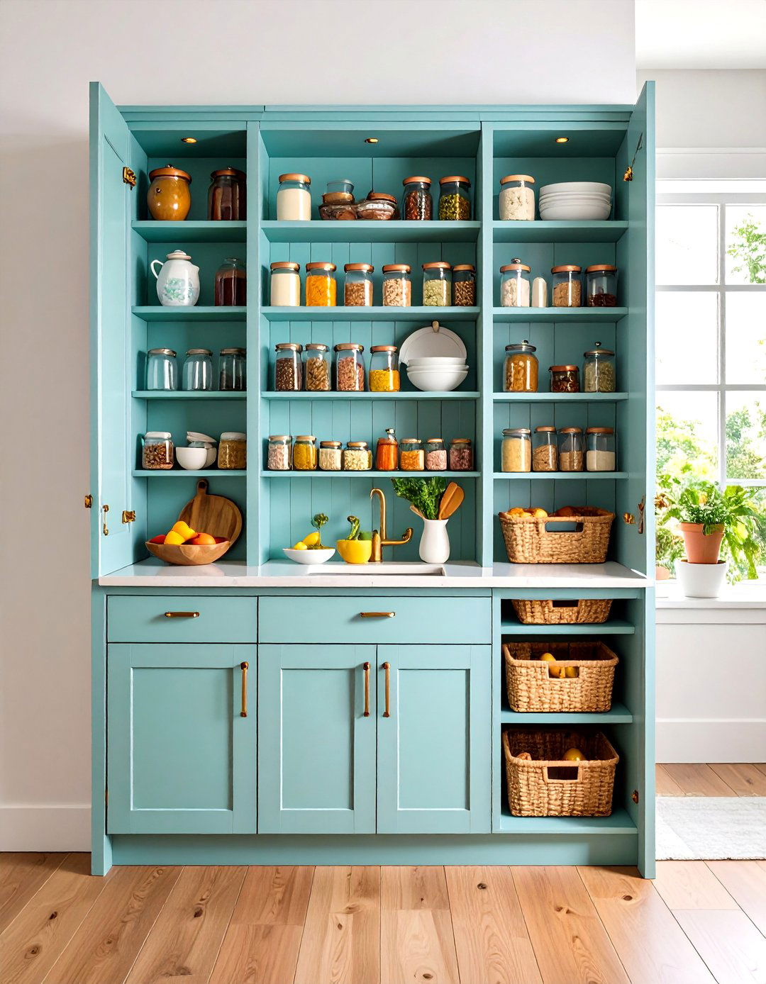Kitchen Cabinet Organization with Door Mounted Storage Systems - 20 Kitchen Cabinet Organization Ideas