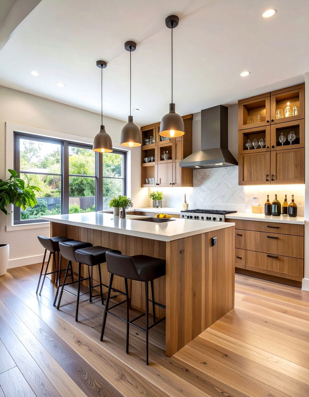 Kitchen Corner Bar and Beverage Station - 20 Kitchen Corner Ideas