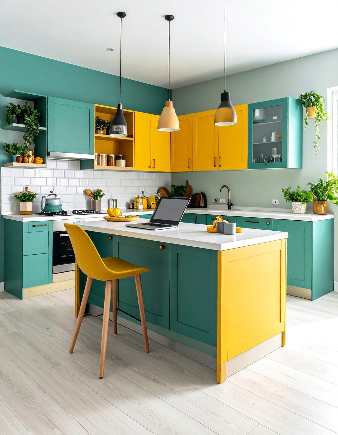 Kitchen Corner Built in Desk Workstation - 20 Kitchen Corner Ideas