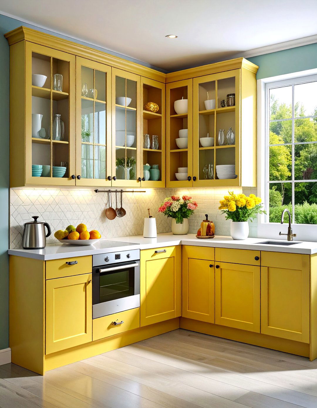 Kitchen Corner Display Shelving System - 20 Kitchen Corner Ideas