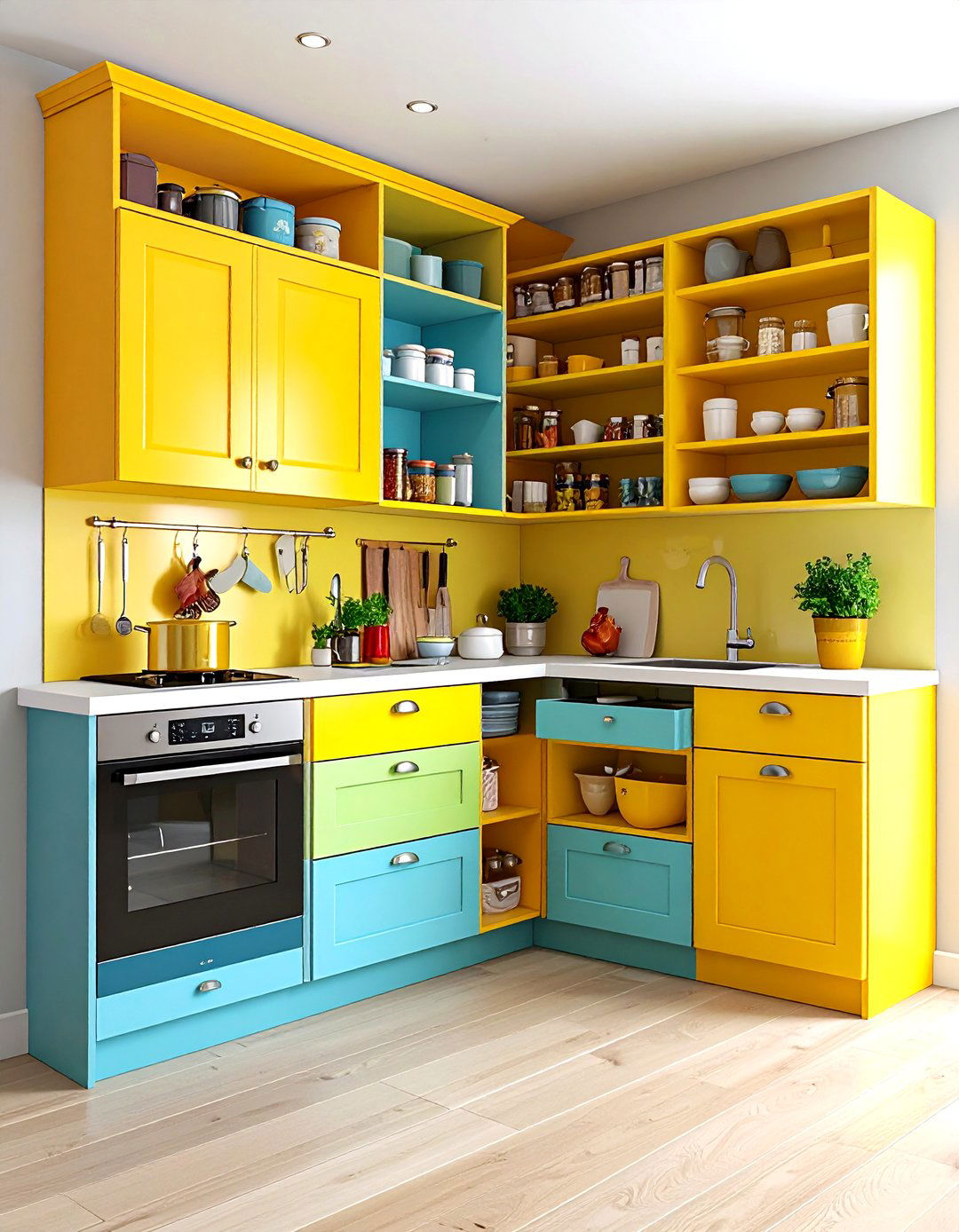 Kitchen Corner Magic Corner Storage System - 20 Kitchen Corner Ideas