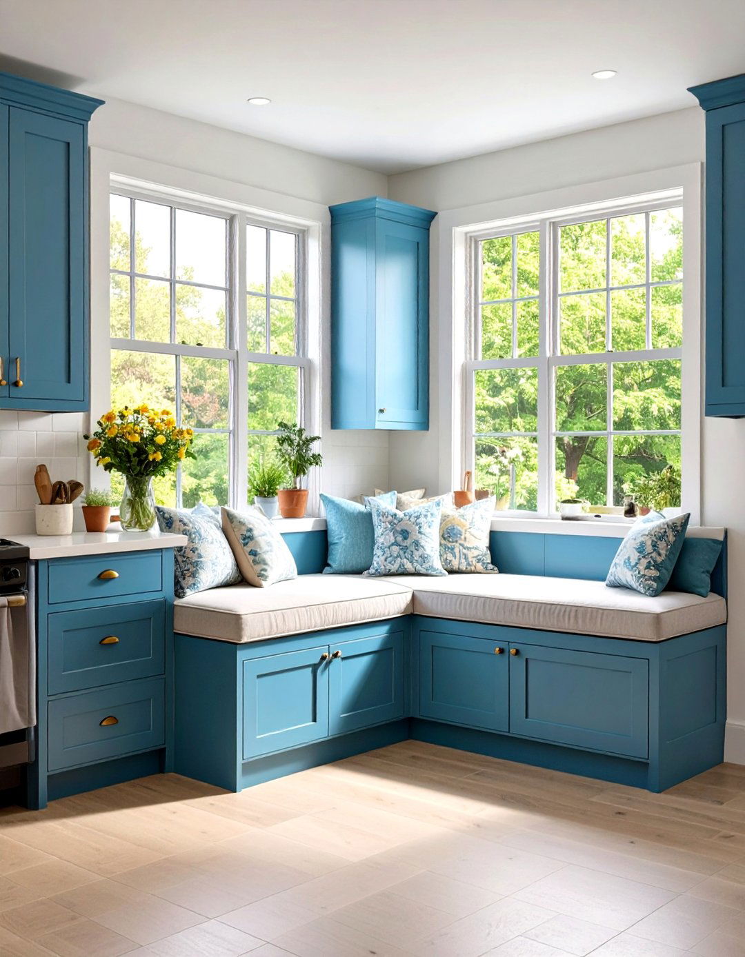 Kitchen Corner Window Seat Storage - 20 Kitchen Corner Ideas