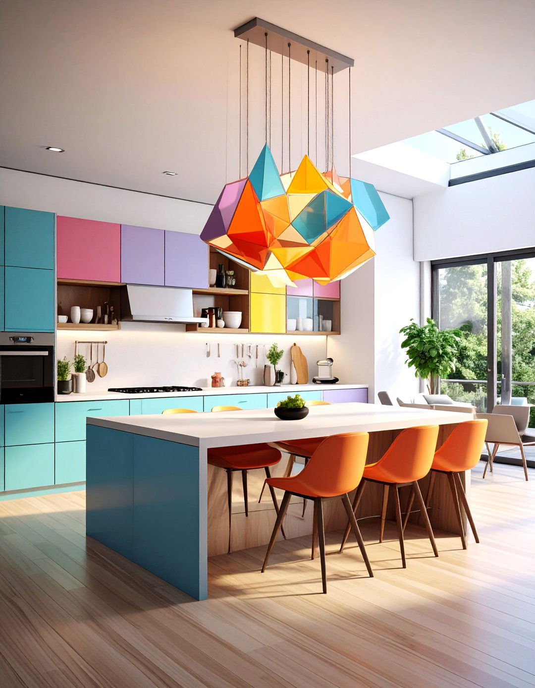 Kitchen Lighting Statement Sculptural Art Pieces - 20 Kitchen Lighting Ideas
