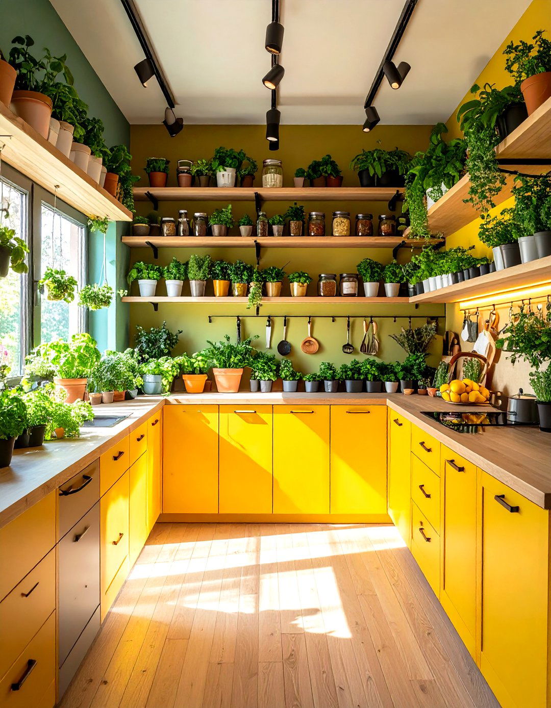 Kitchen Plant Room Herb Garden - 20 Plant Room Ideas