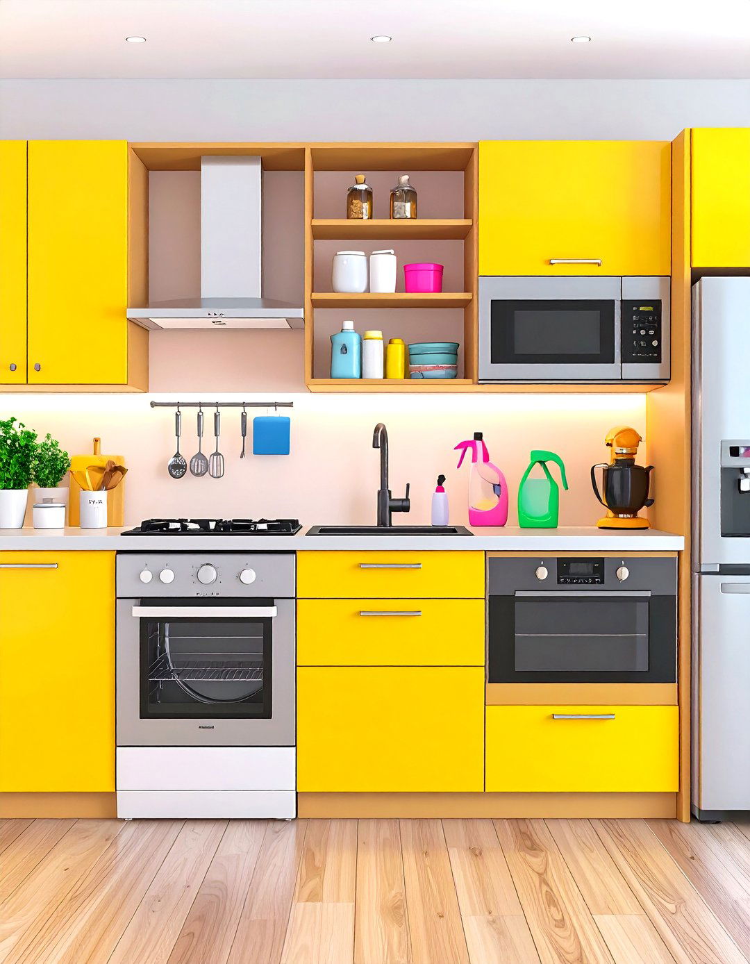 Kitchen Sink Appliance Garage Integration - 20 Kitchen Sink Organization Ideas