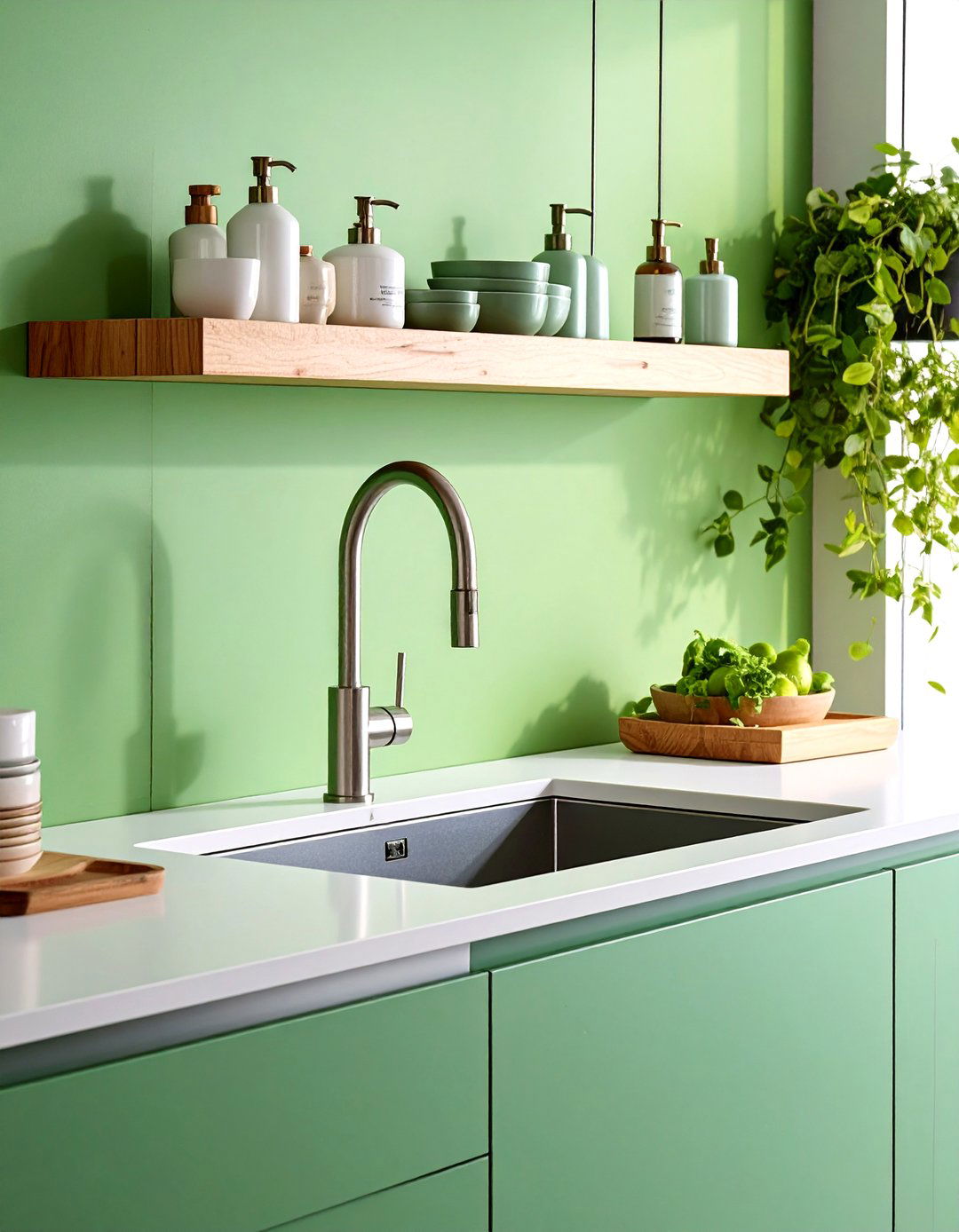 Kitchen Sink Over the Faucet Caddy Design - 20 Kitchen Sink Organization Ideas