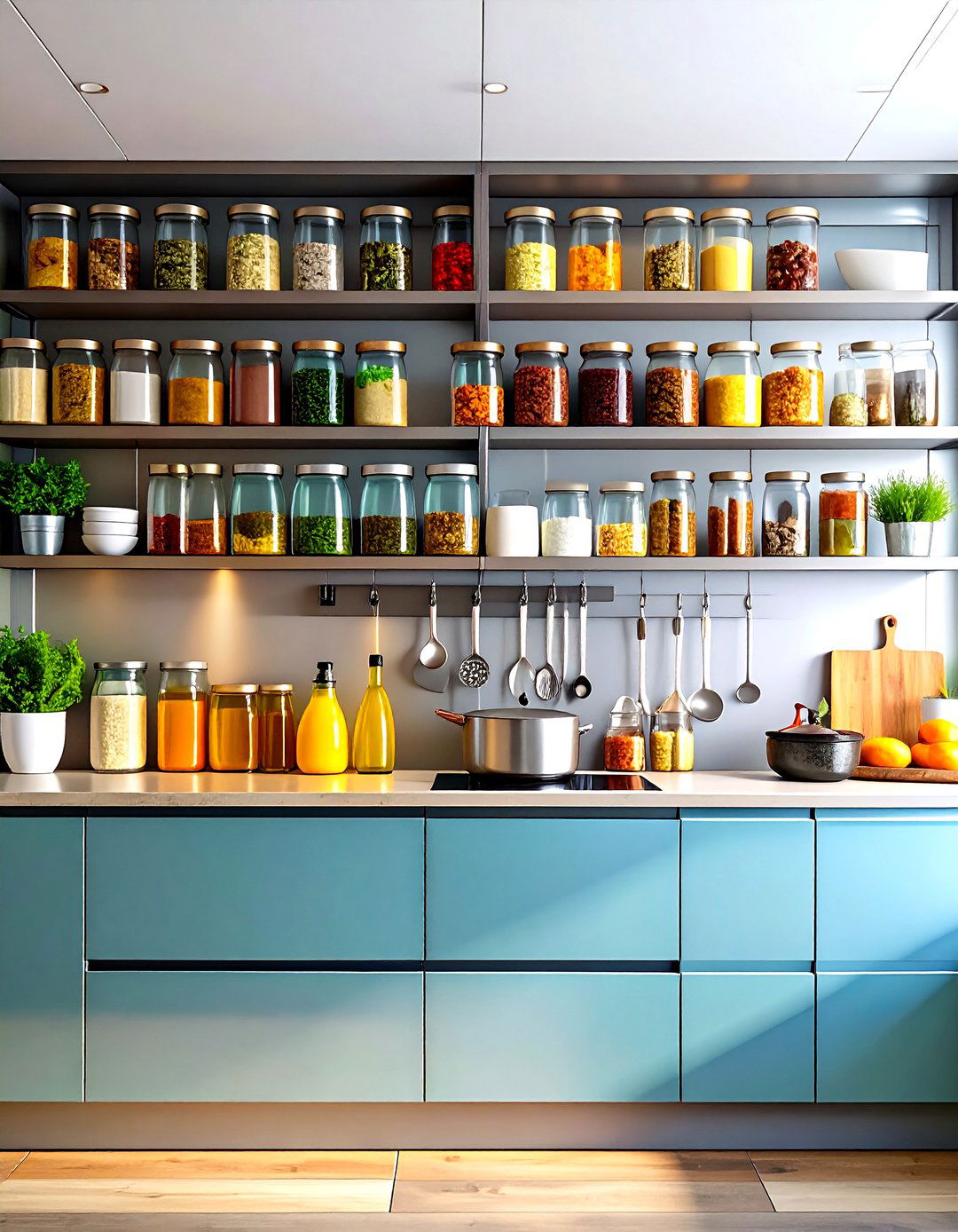 Kitchen Spice and Utensil Niche - 20 Wall Niche Ideas