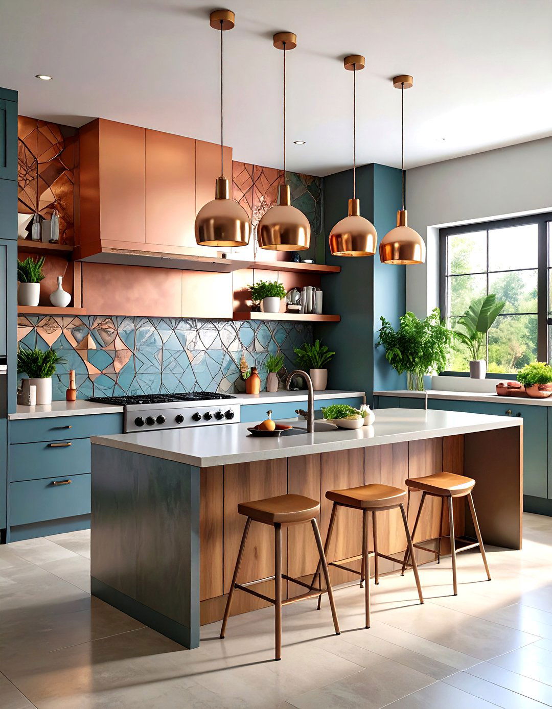 Kitchen Wall Metal Sculpture and Art Installation - 20 Kitchen Wall Decor Ideas