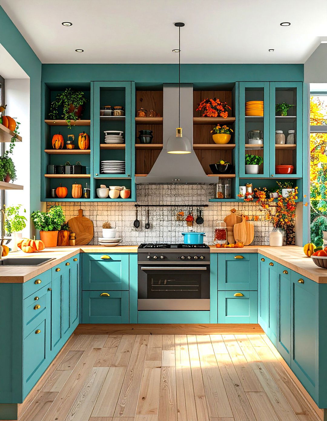 Kitchen Wall Seasonal and Changeable Display System - 20 Kitchen Wall Decor Ideas
