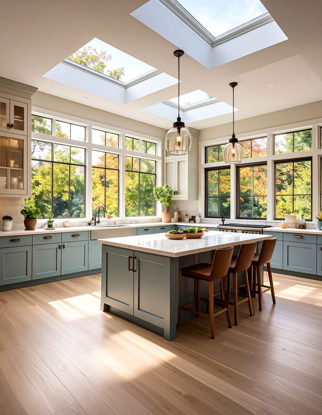 Kitchen Window Clerestory Natural Light Design - 20 Kitchen Window Ideas