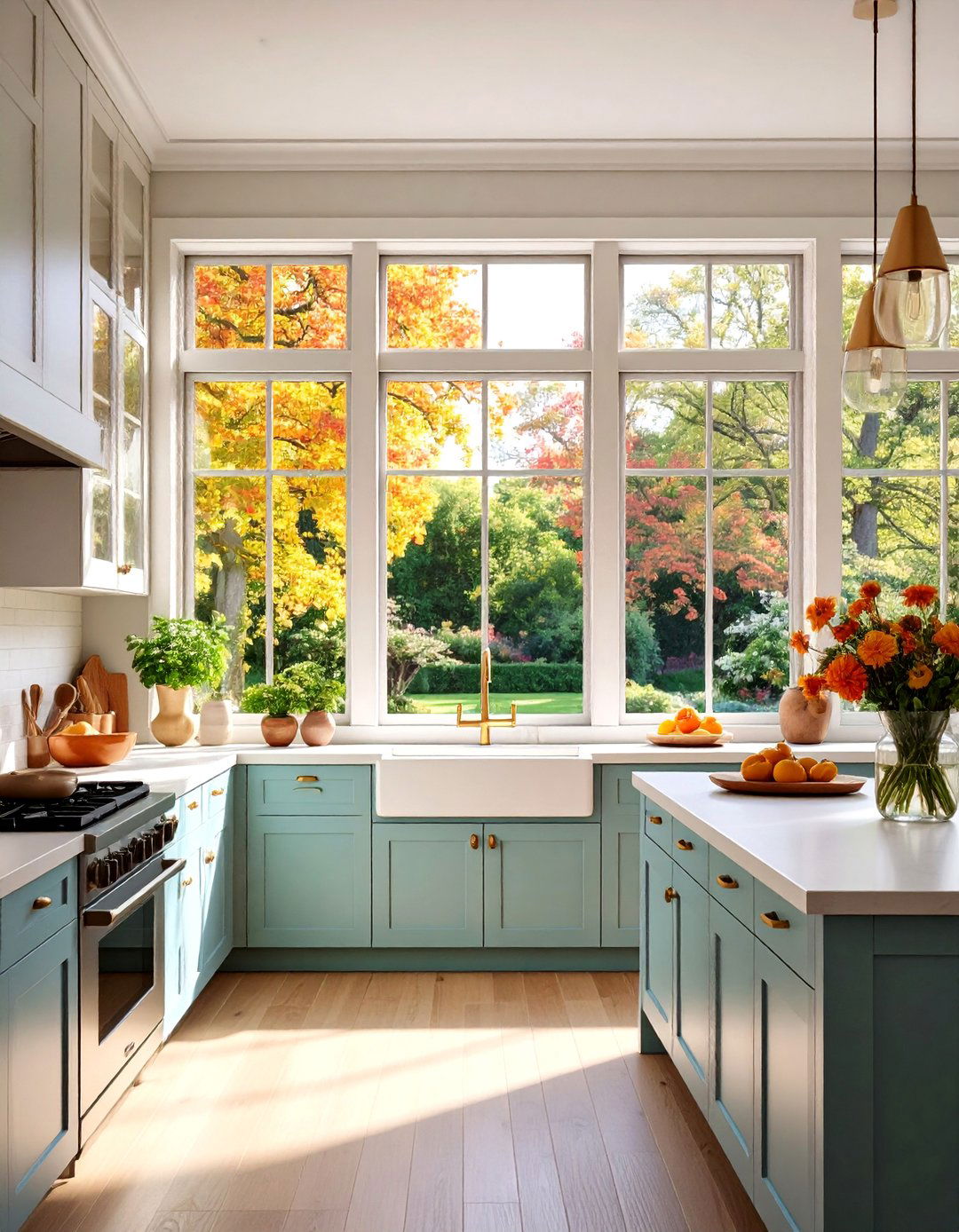 Kitchen Window Picture Frame View Design - 20 Kitchen Window Ideas