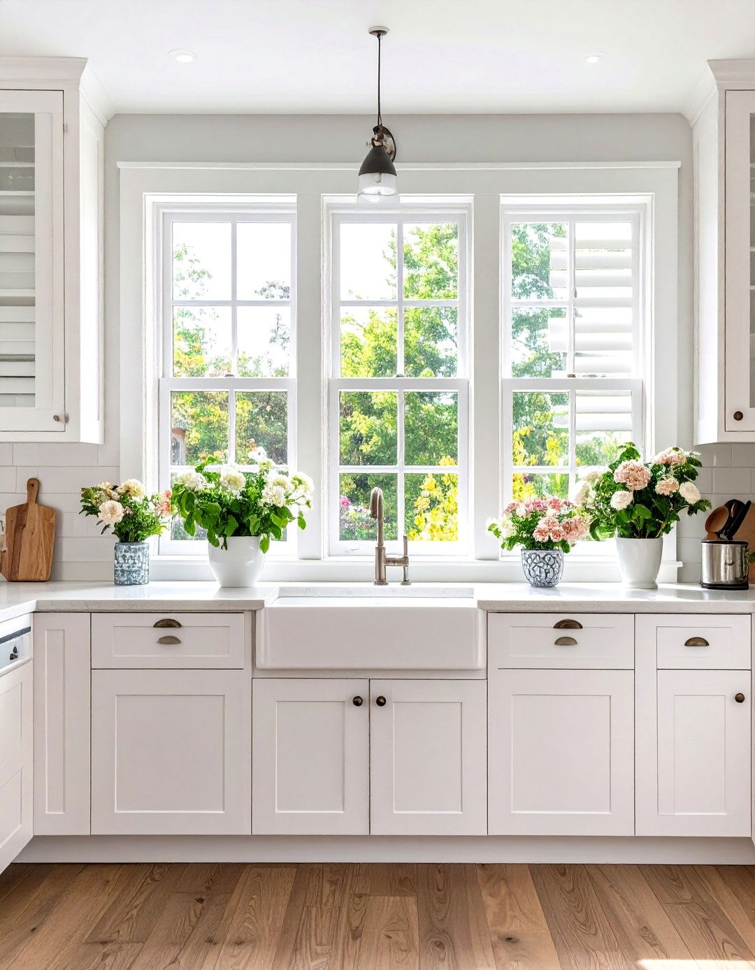 Kitchen Window Plantation Shutter Classic Design - 20 Kitchen Window Ideas