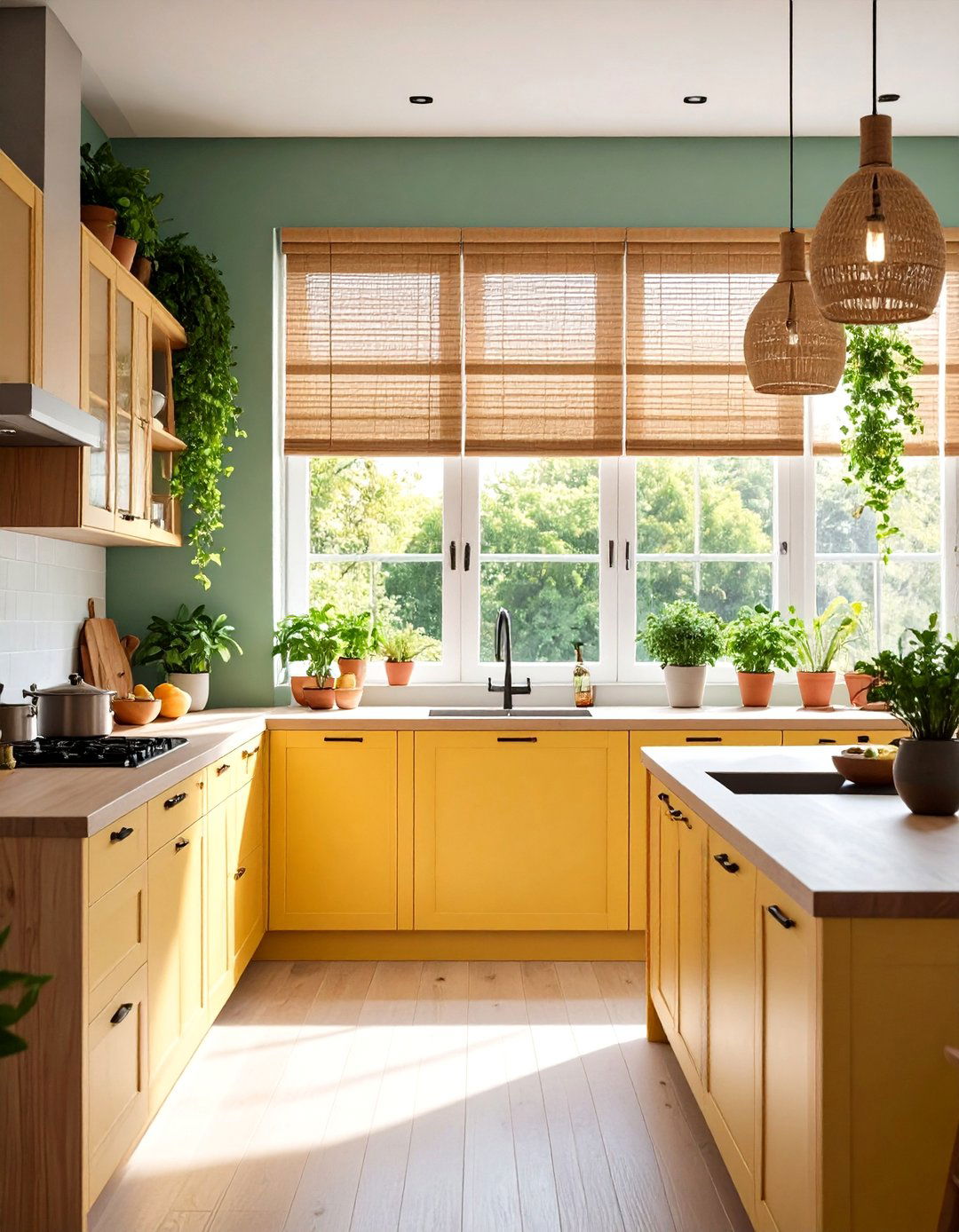 Kitchen Window Seasonal Transformation Design - 20 Kitchen Window Ideas