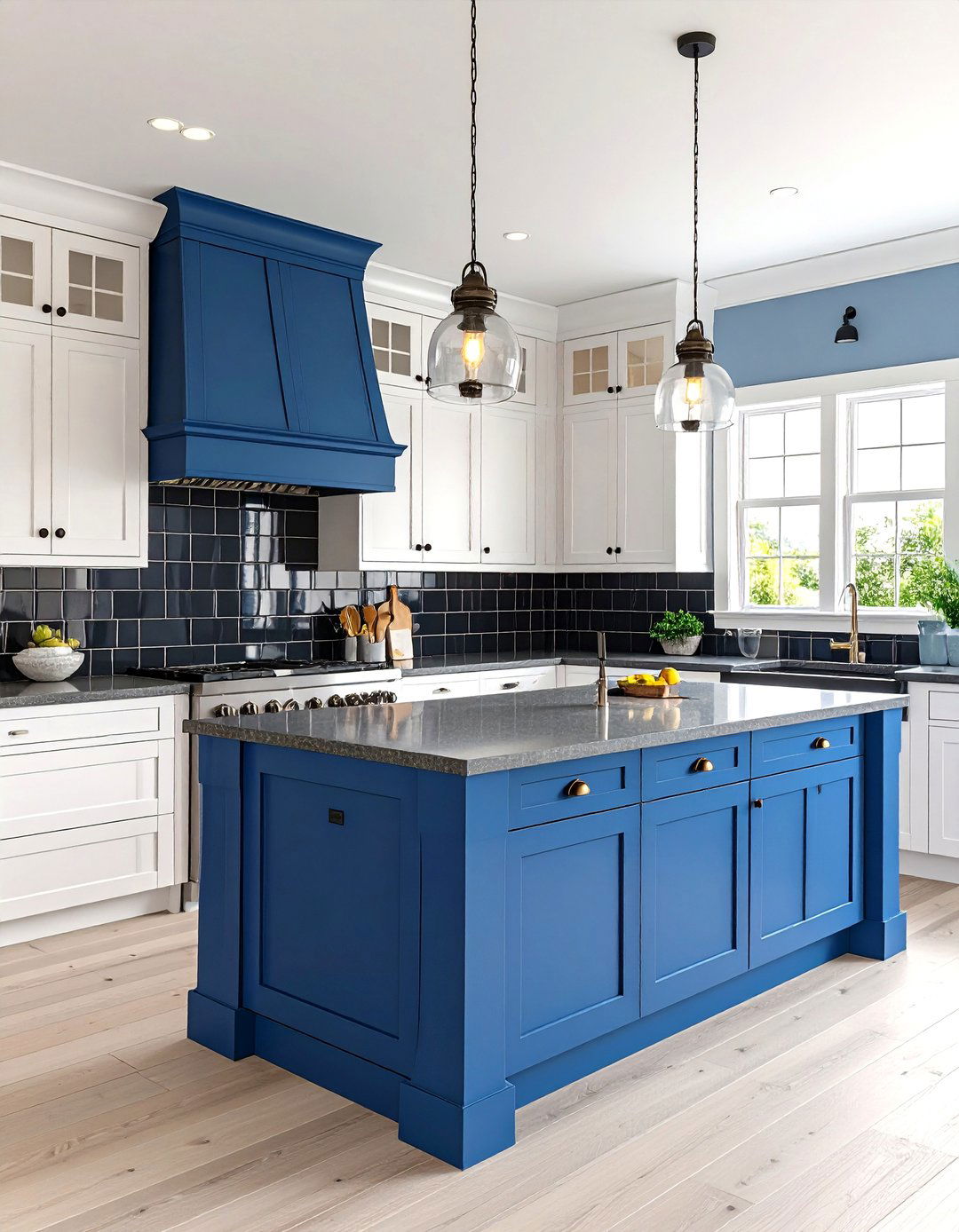 Kitchen With Black Backsplash Coastal Glazed Elegance - 20 Kitchen With Black Backsplash