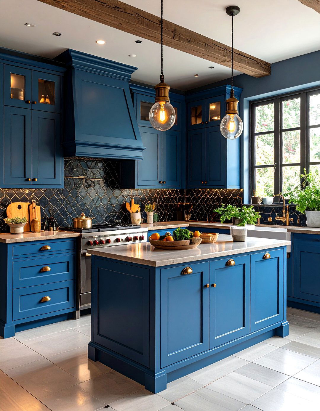 Kitchen With Black Backsplash Vintage Tin Tile Character - 20 Kitchen With Black Backsplash