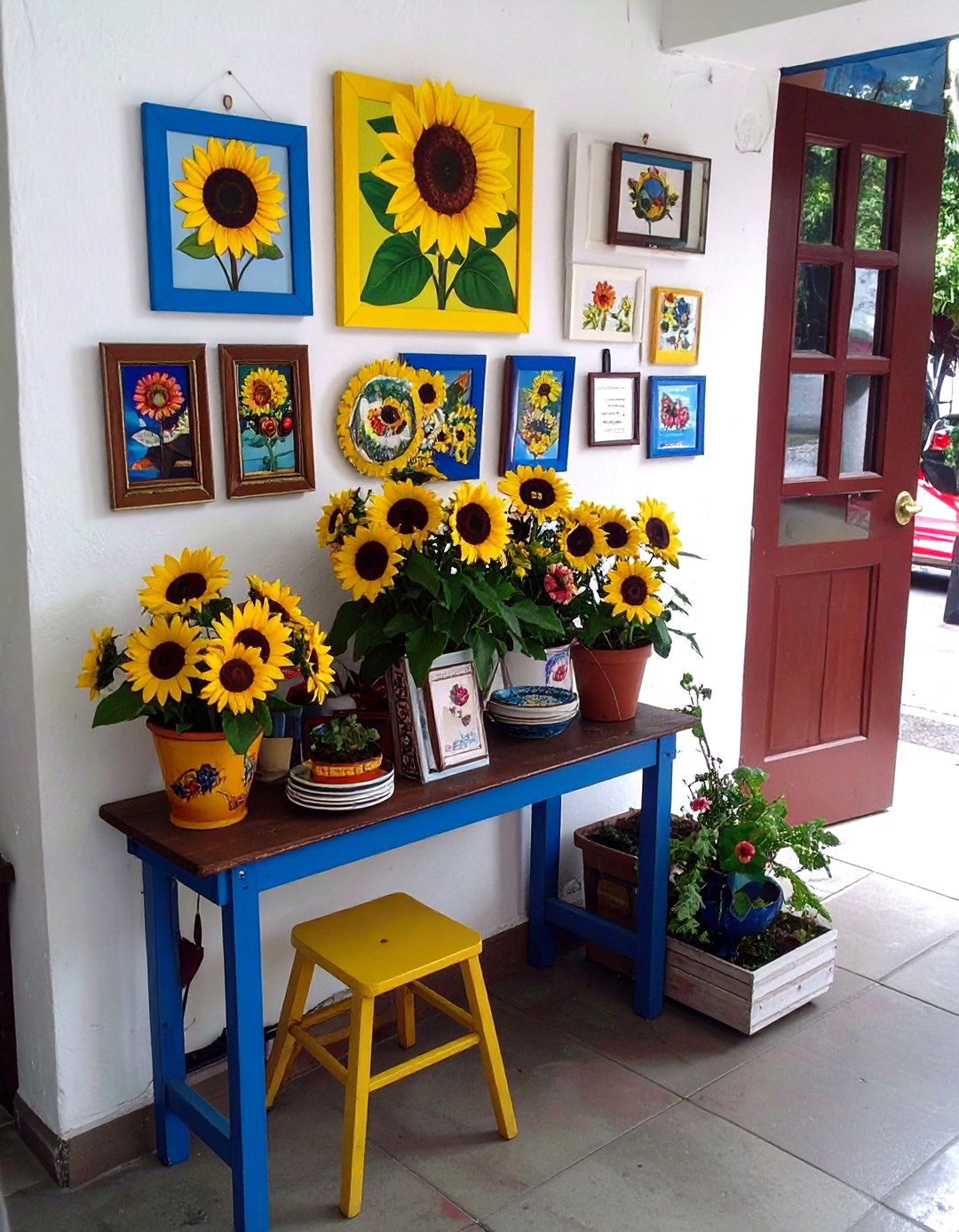 Knick Knack Nook - 20 Sunflower Bedroom Ideas