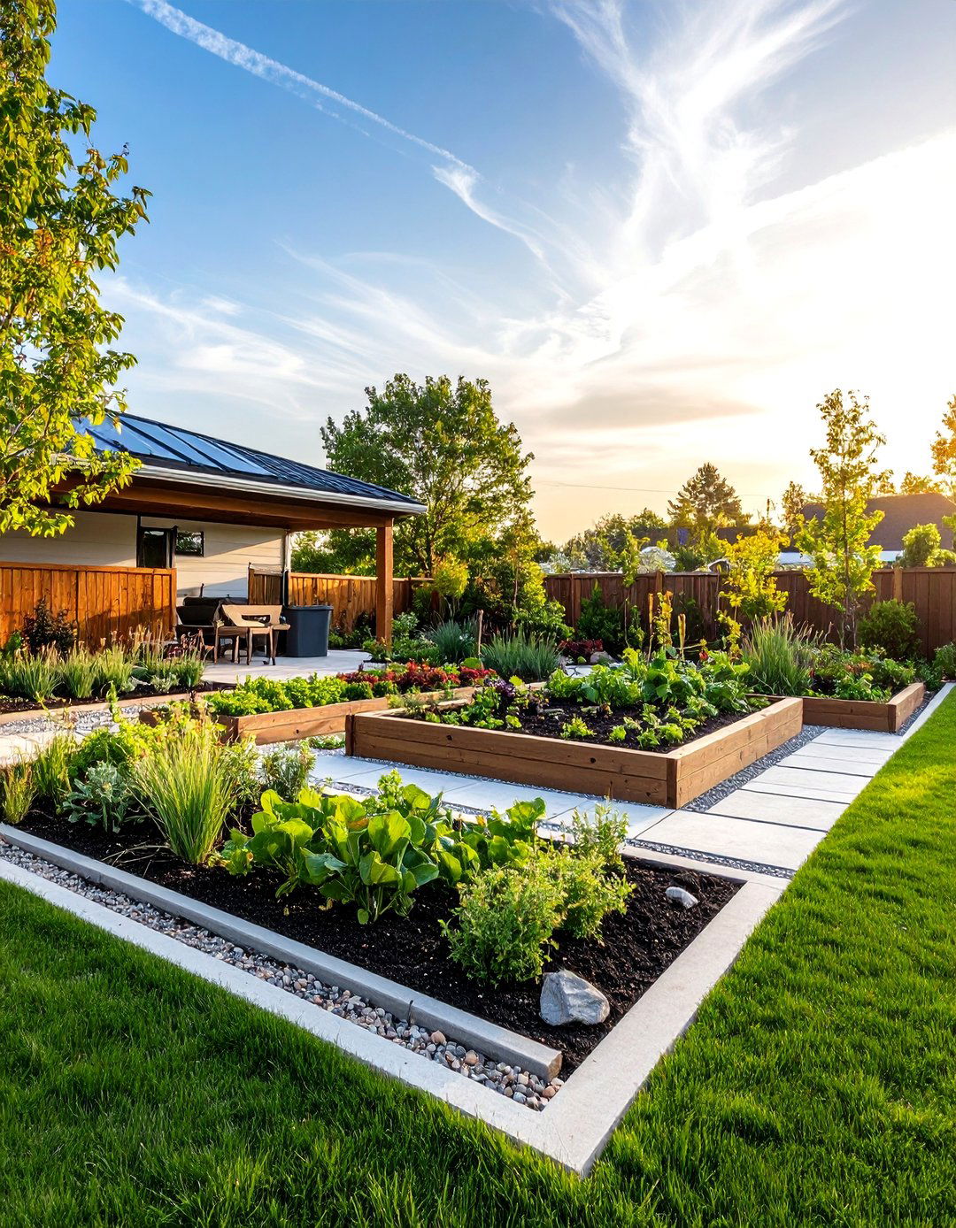 L Shaped Backyard Eco Friendly Sustainability Garden - 20 L Shaped Backyard Ideas