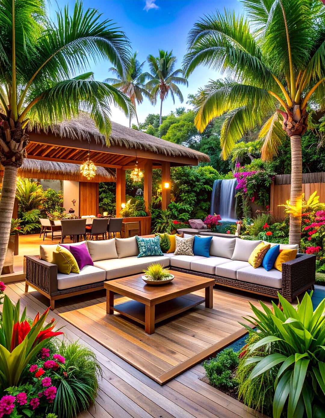 L Shaped Backyard Tropical Paradise Oasis - 20 L Shaped Backyard Ideas