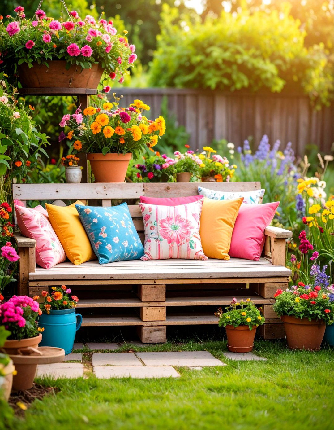 L Shaped Corner Garden Bench - 20 Garden Bench Ideas