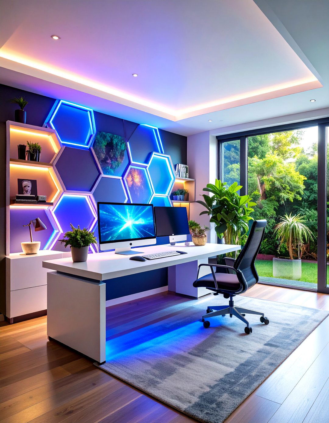 LED Backlit Panels - 20 Wall Decor Ideas