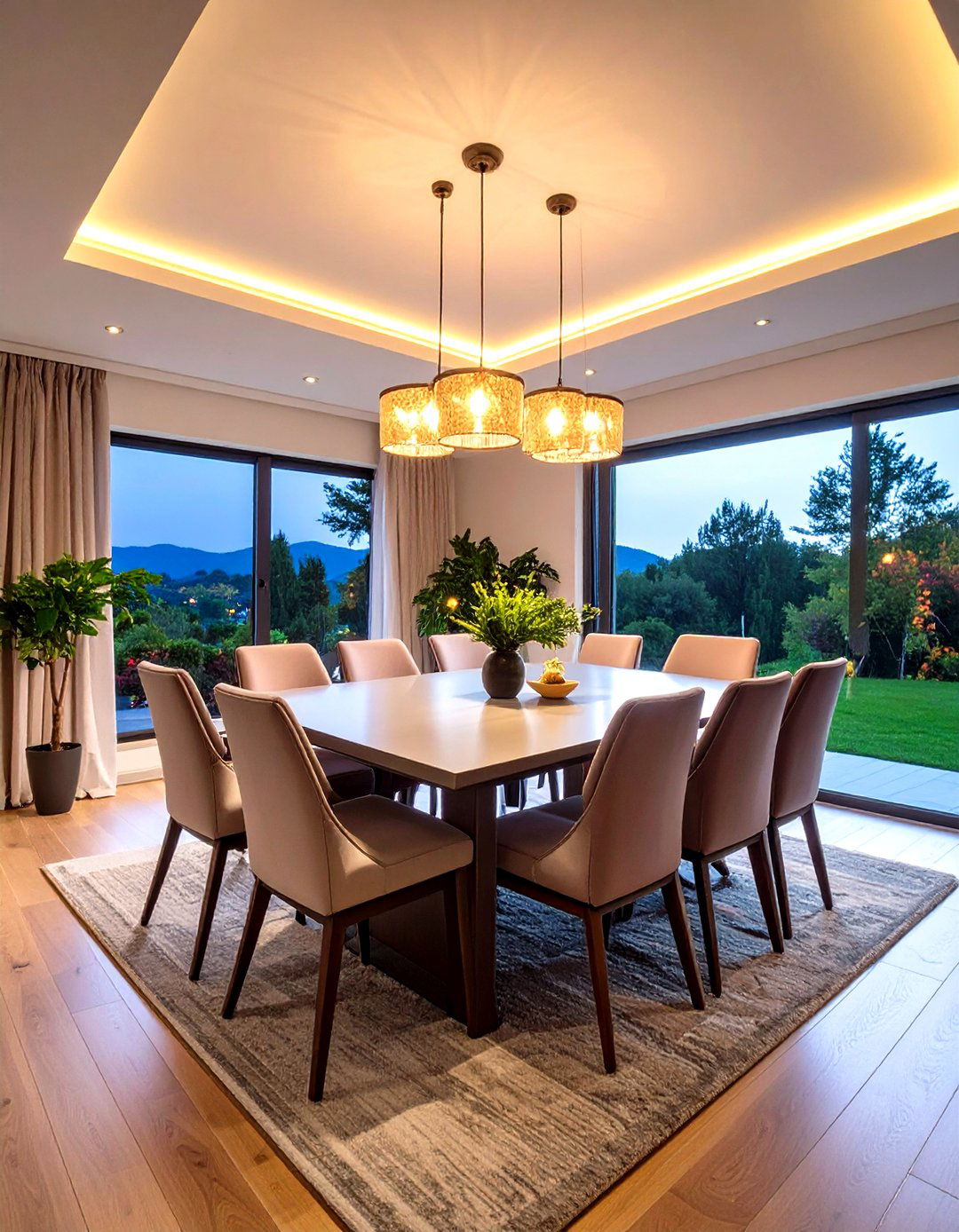 LED Recessed Lighting - 20 Small Dining Room Lighting Ideas