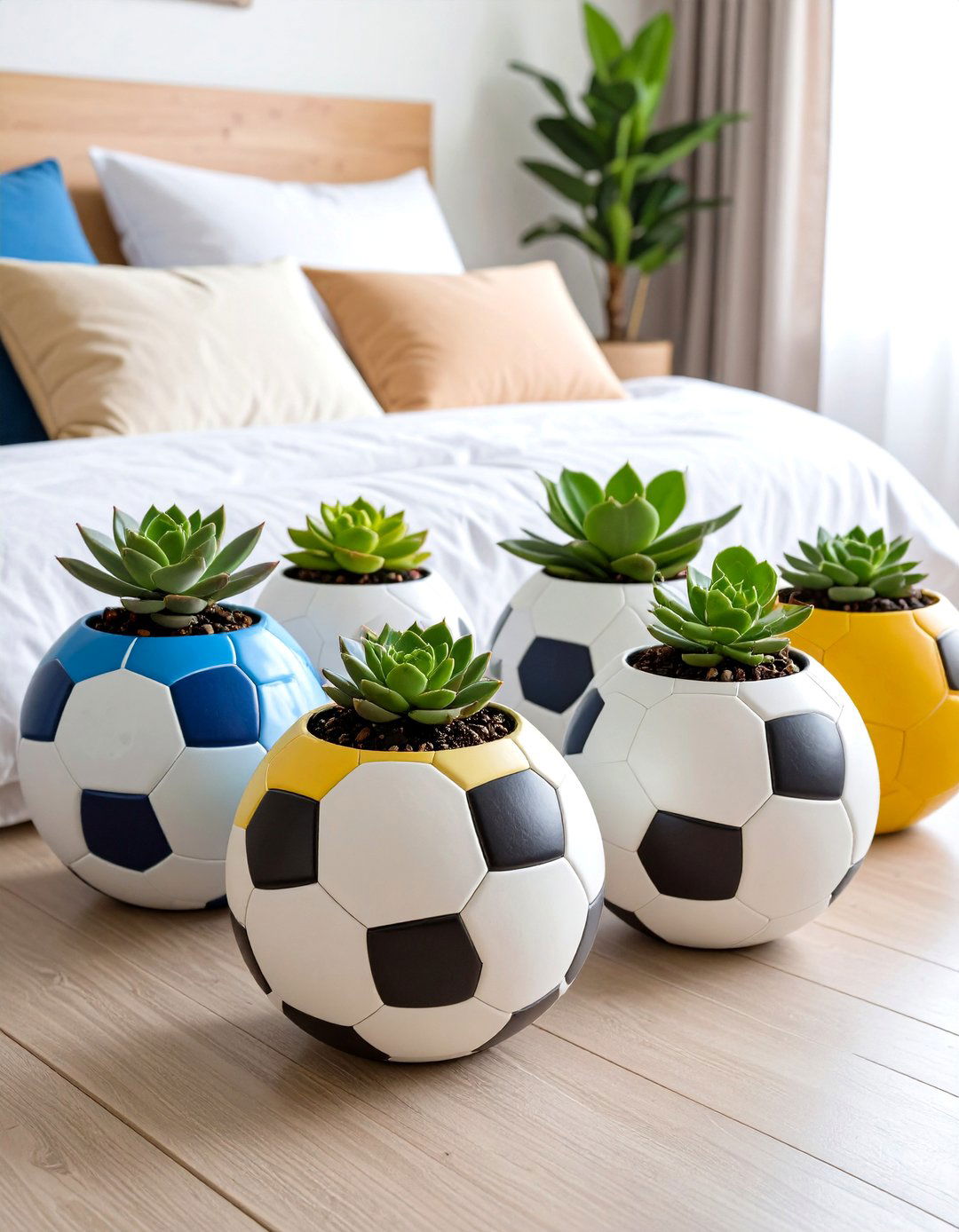 LED Scoreboard Clock - 20 Soccer Themed Bedroom Ideas