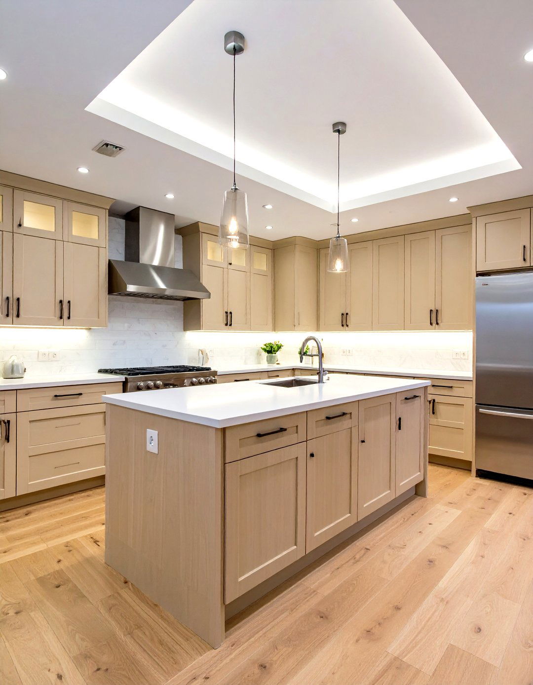 LED Strip Kitchen Soffit Lighting System - 20 Kitchen Soffit Ideas
