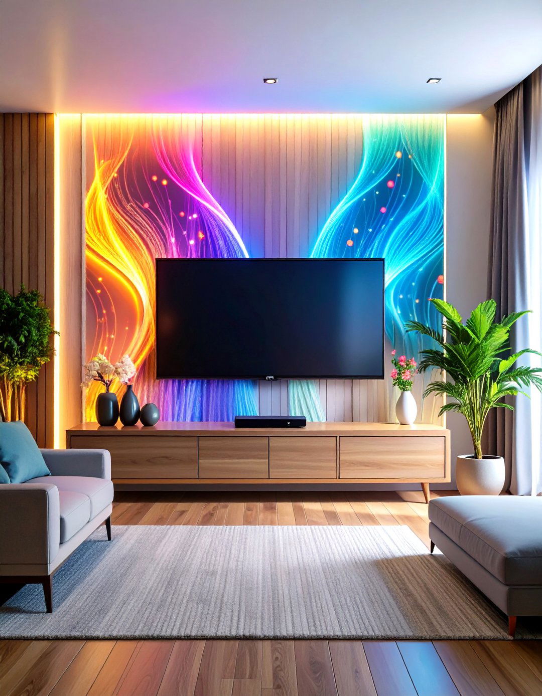 LED Wallpaper - 20 Tv Wall Ideas
