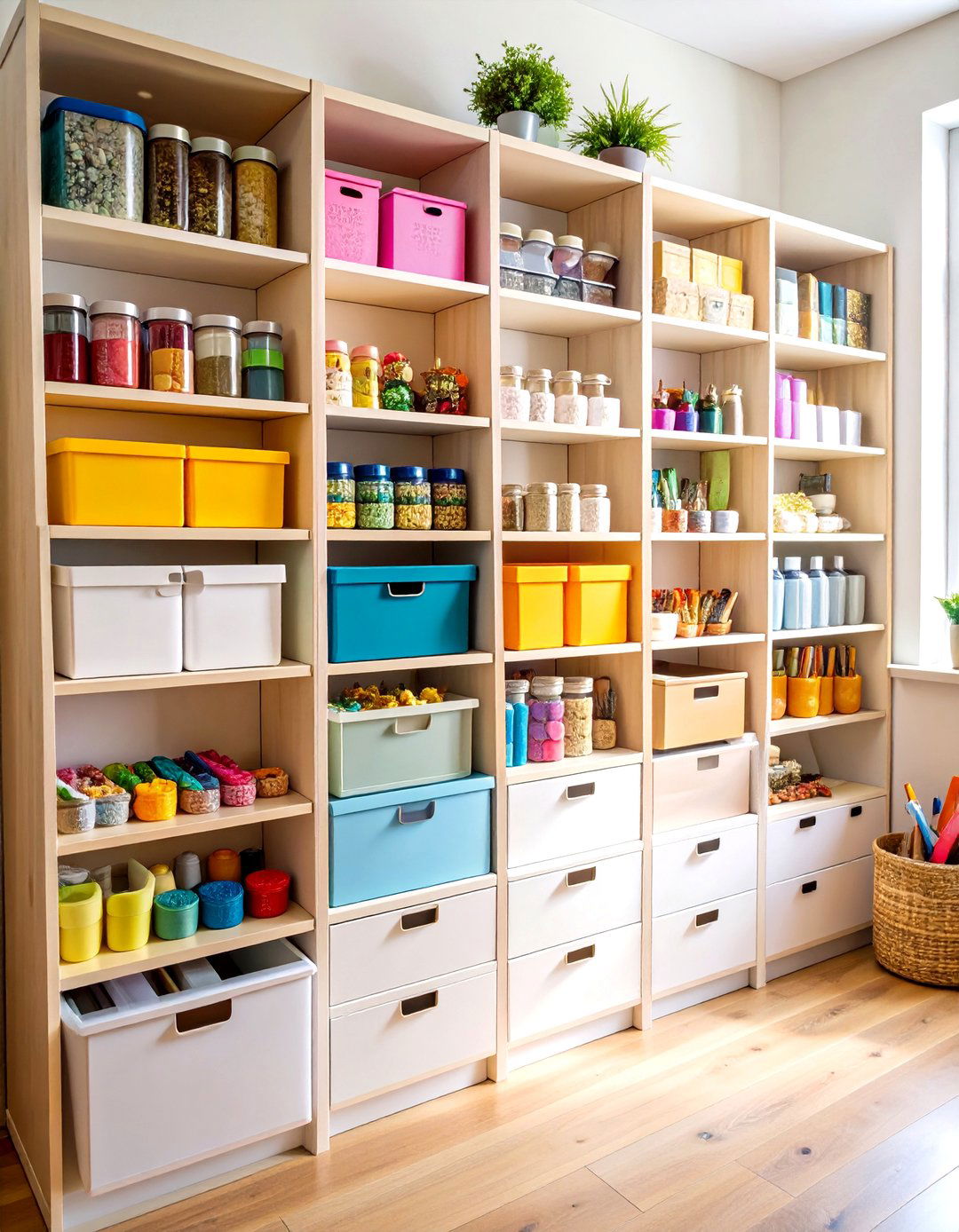 Label Everything System for Effortless Craft Room Order - 20 Craft Room Ideas