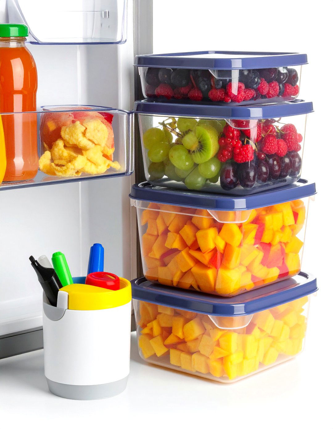 Label and Date Everything in the Fridge to Curb Guesswork - 20 Fridge Organization Ideas