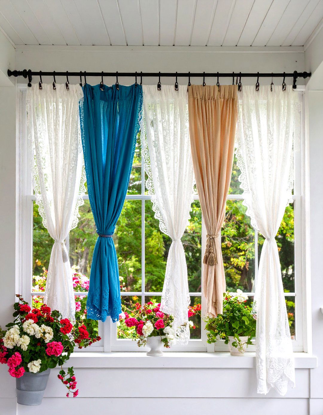 Lace Textiles and Curtains - 20 Victorian Porch Ideas
