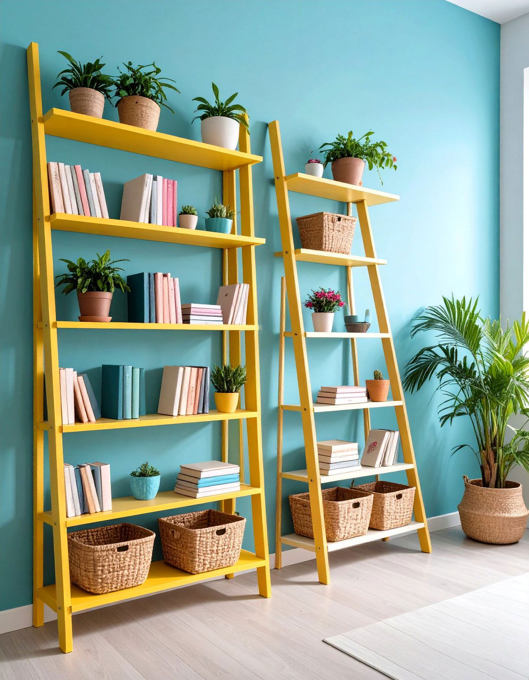 Ladder Shelves - 20 Storage Ideas