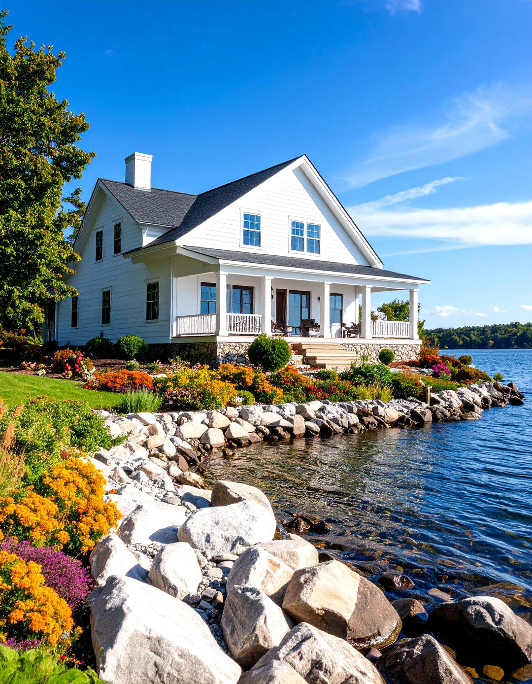 Lake House Exterior Colors Crisp White Dove Elegance - 20 Lake House Exterior Colors Ideas