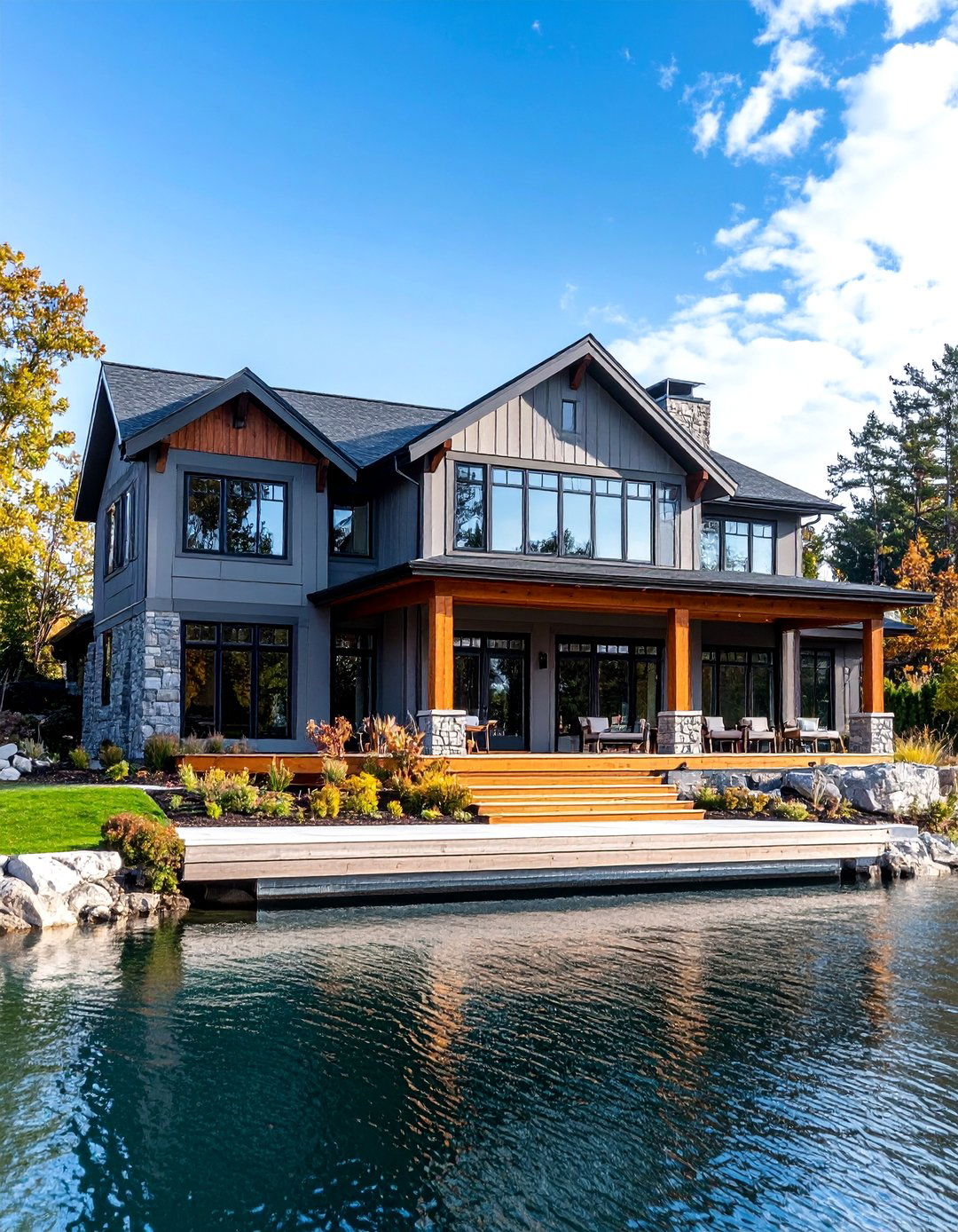Lake House Exterior Colors Elegant Revere Pewter - 20 Lake House Exterior Colors Ideas