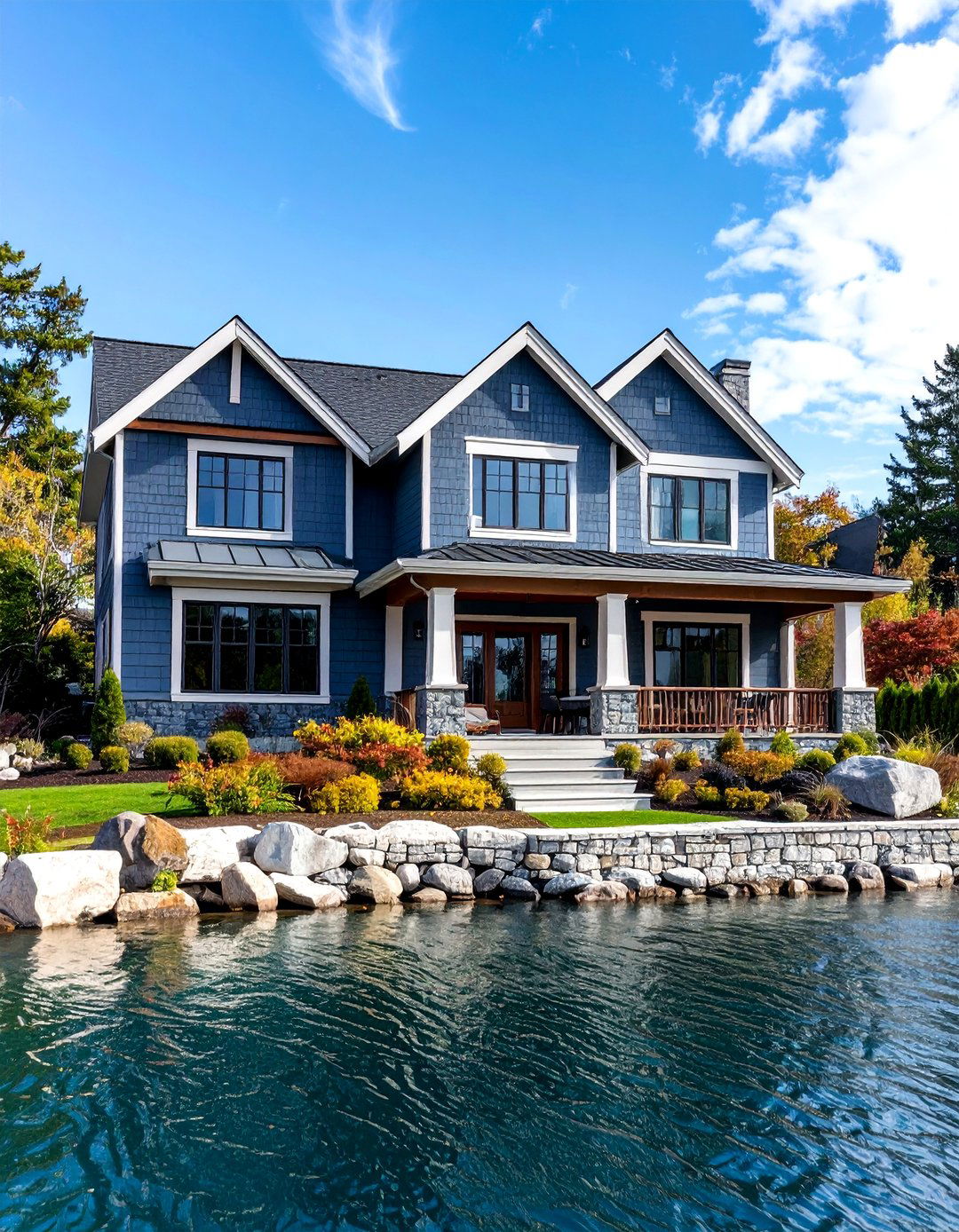 Lake House Exterior Colors Tranquil Boothbay Gray - 20 Lake House Exterior Colors Ideas