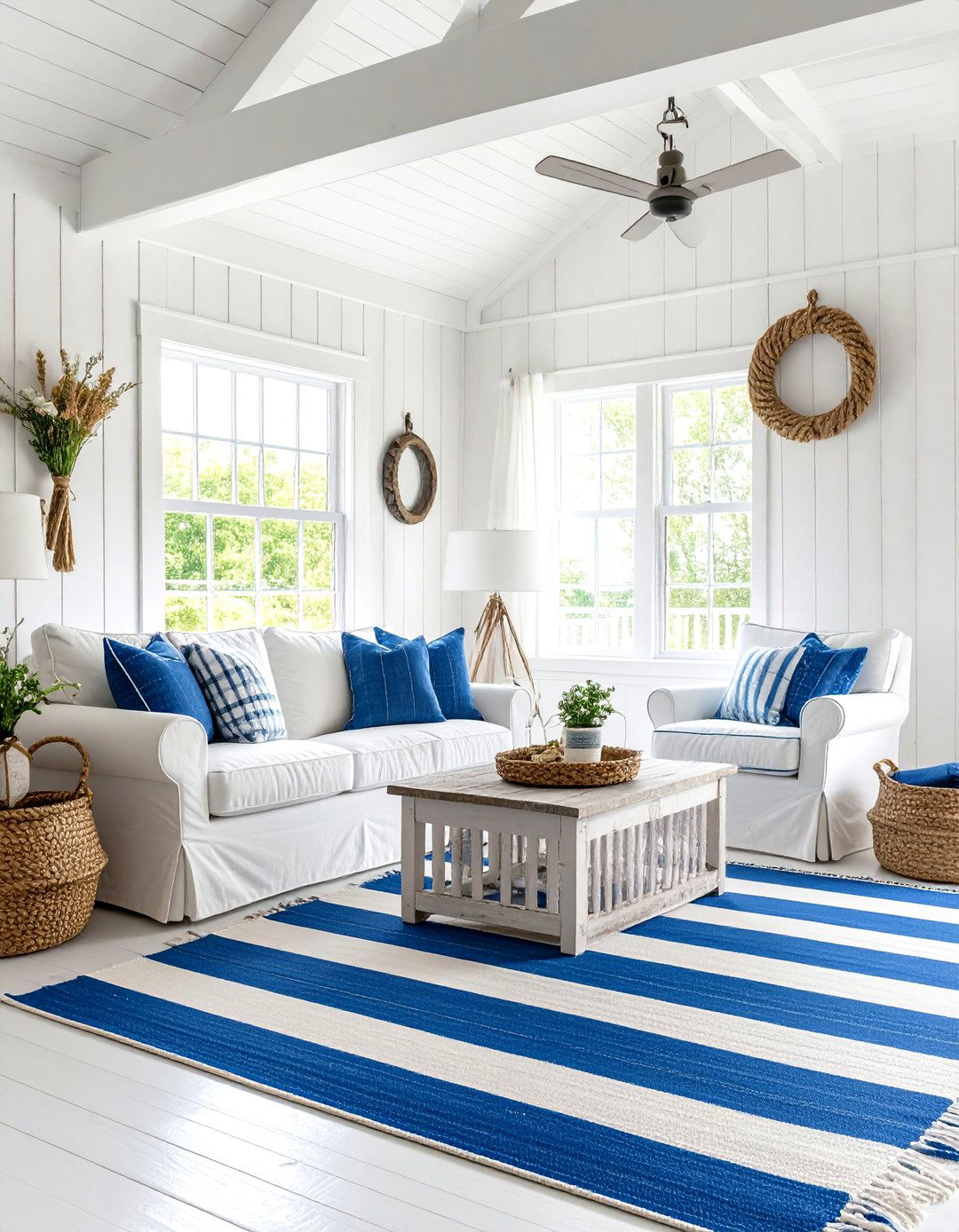 Lakefront Nautical Cabin Decor - 20 Cabin Decor Ideas
