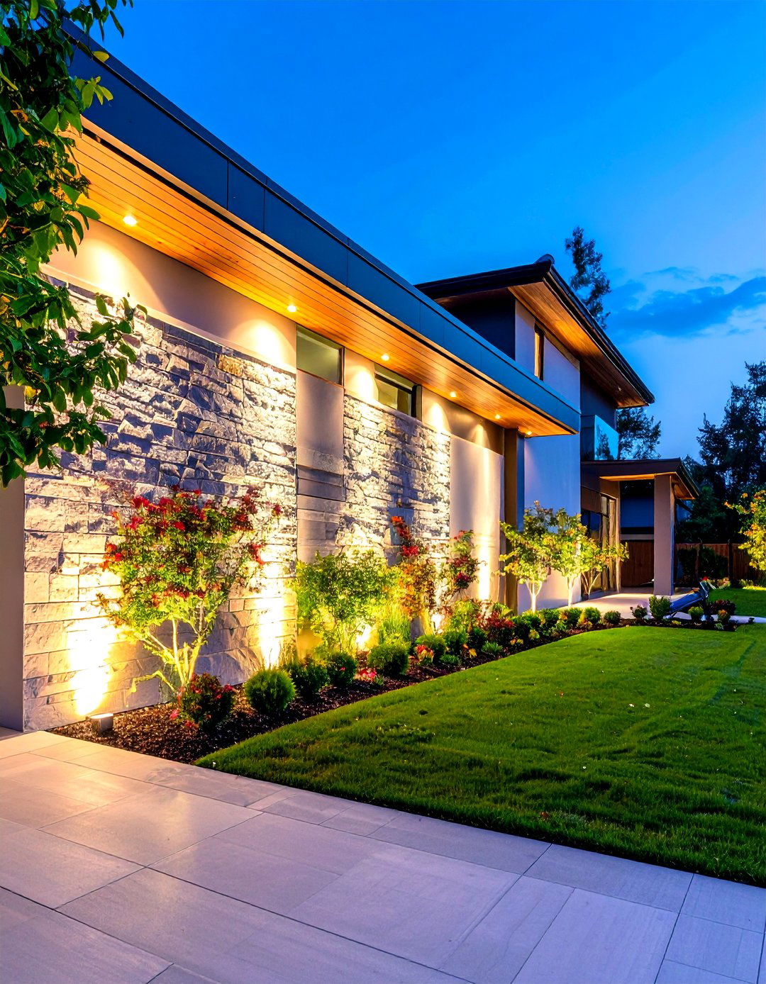 Landscape Wash Outdoor Lighting Wall Illumination - 20 Outdoor Lighting Ideas