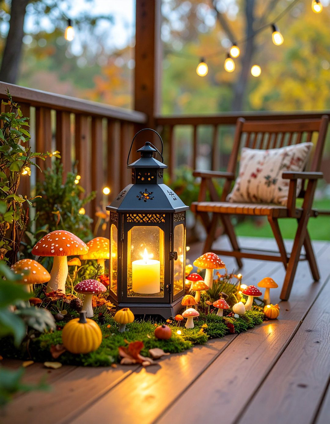 Lantern Fairy Garden Container Glow in the Dark Reading Nook - 20 Fairy Garden Container Ideas