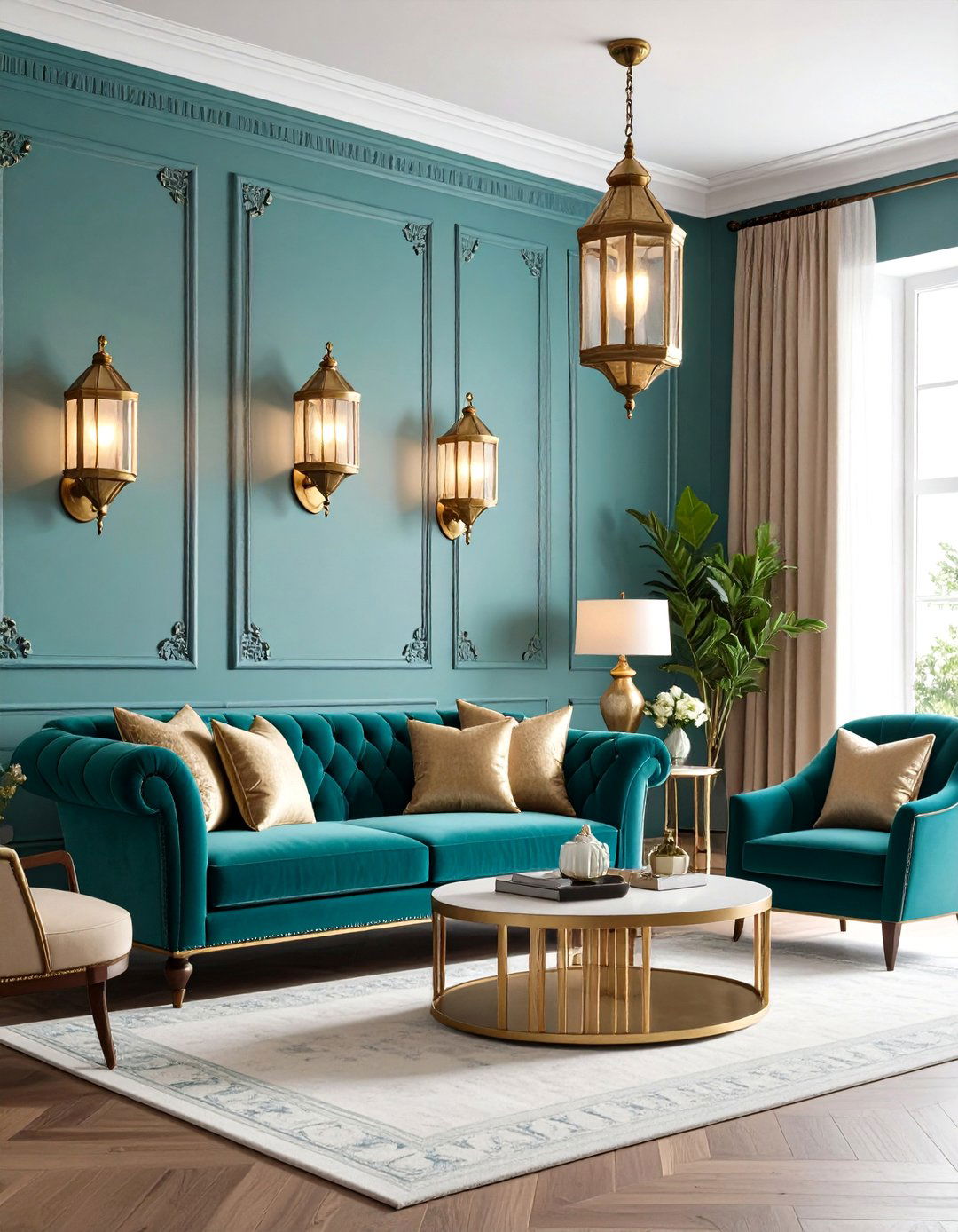 Lantern Style Living Room Wall Lighting Ideas for Timeless Character - 20 Living Room Wall Lighting Ideas
