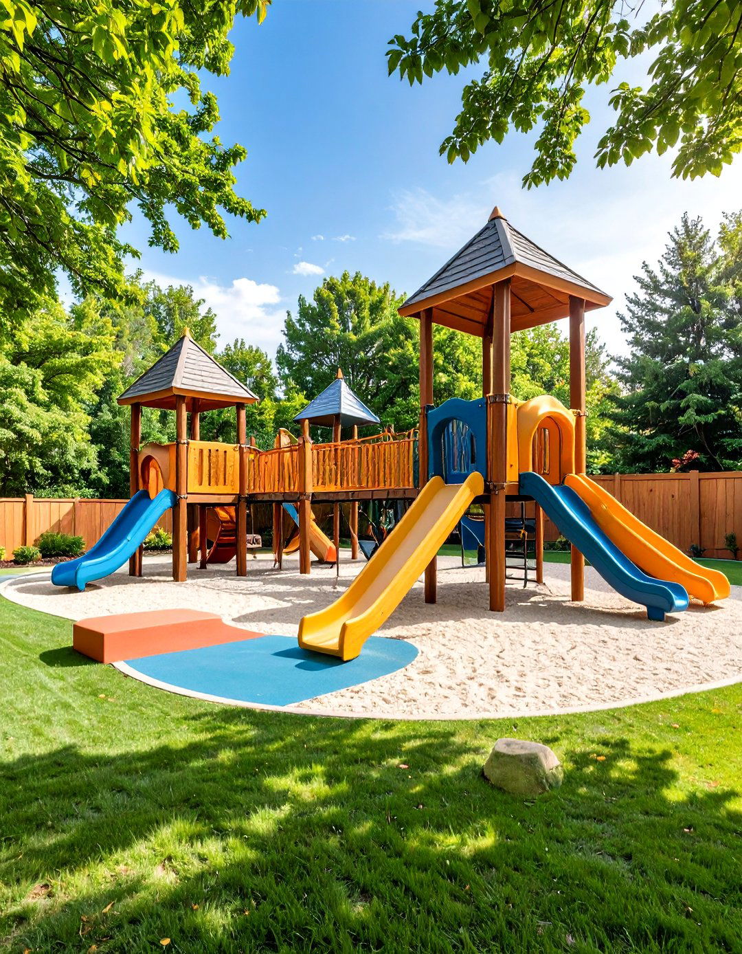 Large Backyard Adventure Playground Zone - 20 Large Backyard Ideas