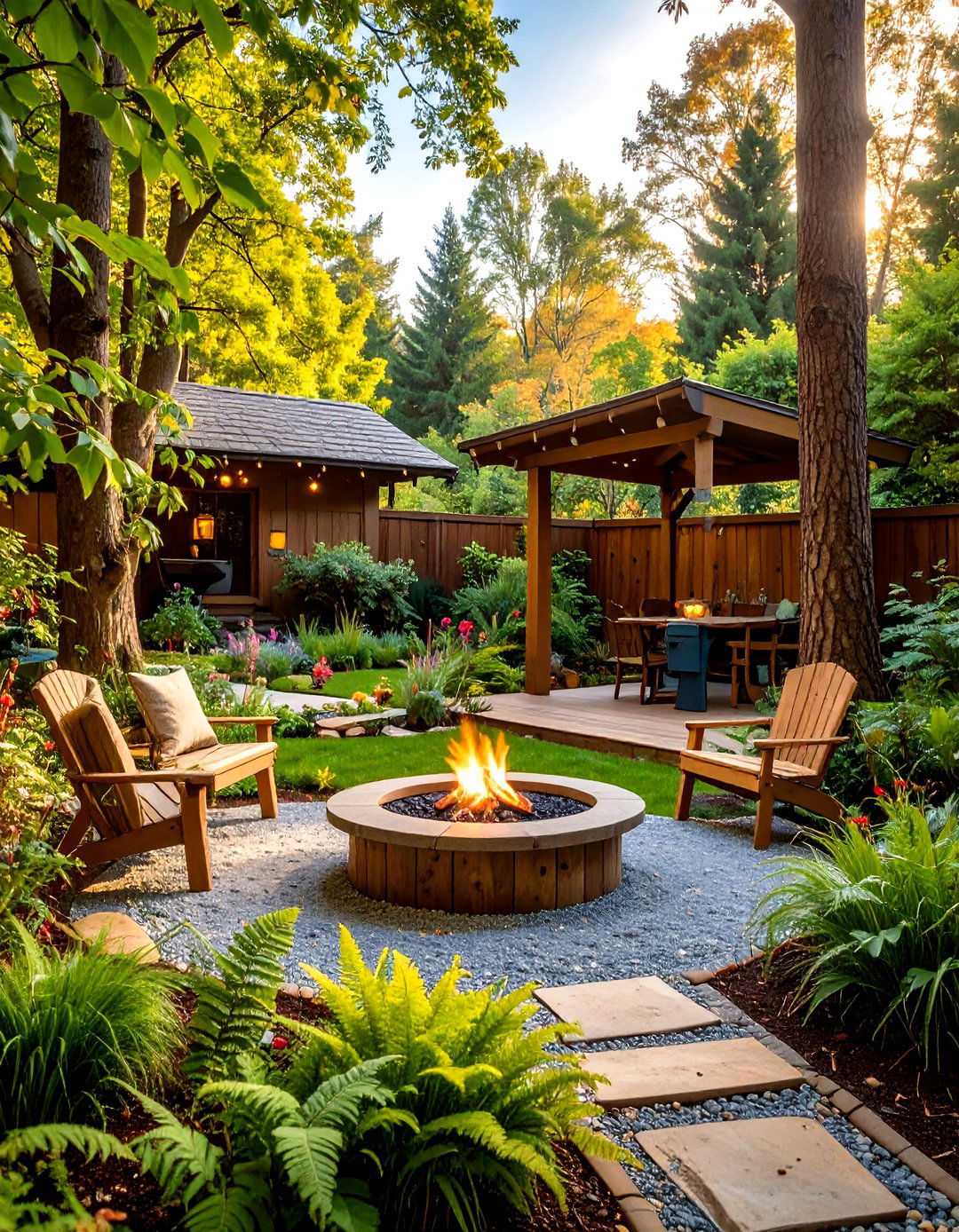 Large Backyard Woodland Nature Preserve - 20 Large Backyard Landscaping Ideas