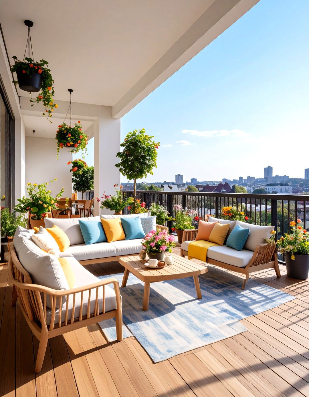 Large Balcony Multi Generational Family Hub - 20 Large Balcony Ideas