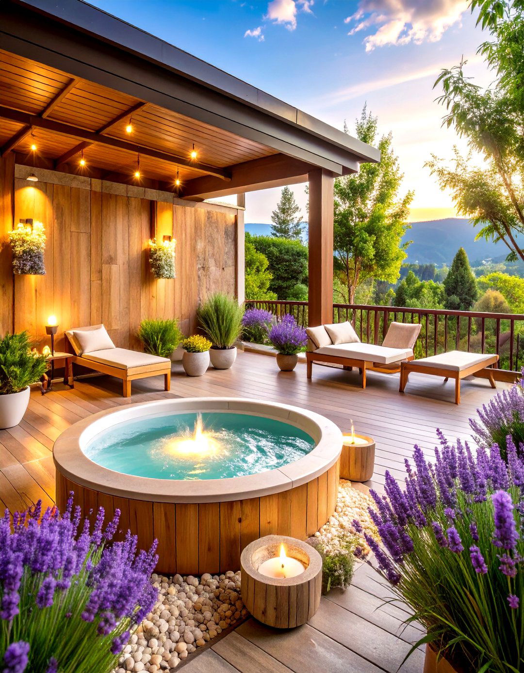 Large Balcony Spa and Wellness Retreat - 20 Large Balcony Ideas