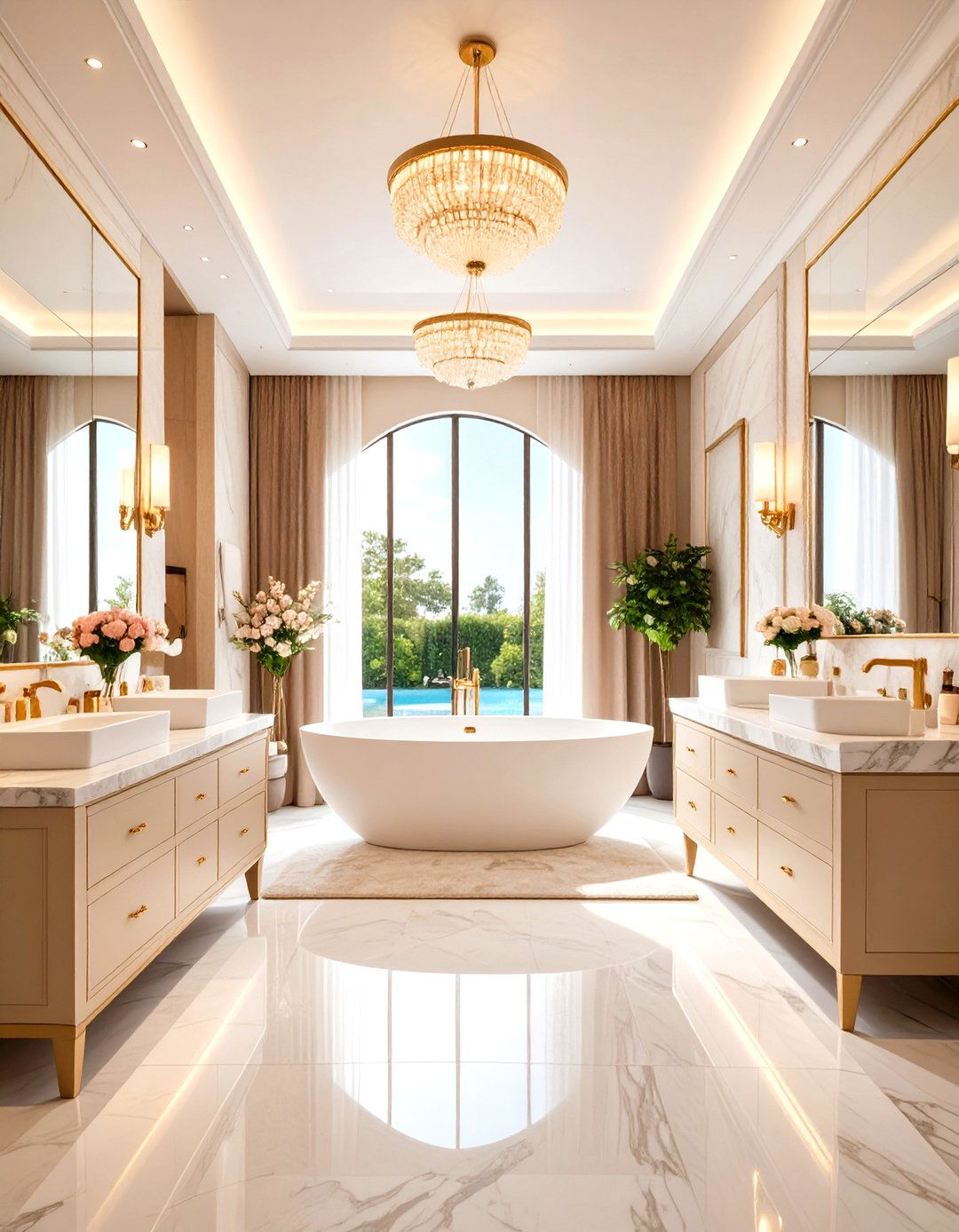 Large Bathroom Luxury Hotel Suite Experience - 20 Large Bathroom Ideas