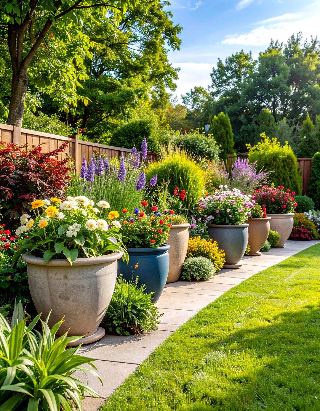 Large Container Garden Focal Point - 20 Garden Focal Point Ideas